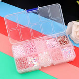 DIY Rice Beads Sequins Pearl 10 Set Box Hand-sewn Clothes Bracelet