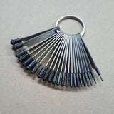 High Die Steel Gemstone Sizer Diamond Gemstone Mounting Gauge