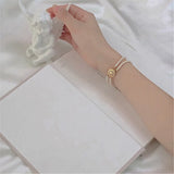 Double Layer Freshwater Pearl Bracelet Wedding Party Jewelry