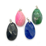 High Dragon Pattern Agate Natural Stone Reiki Necklace Pendant Charm