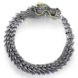 High Dragon Vintage Punk Bracelet Men Stainless Steel Jewelry