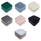Earrings Ring Holder Travel Mirror Gift Case Jewelry Box