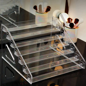 Clear Nail Polish Display Perfume Organizer Rack Jewelry Storage