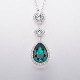 Green Crystal Pendant for Night Party