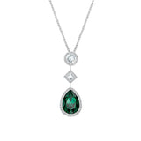 Green Crystal Pendant for Night Party