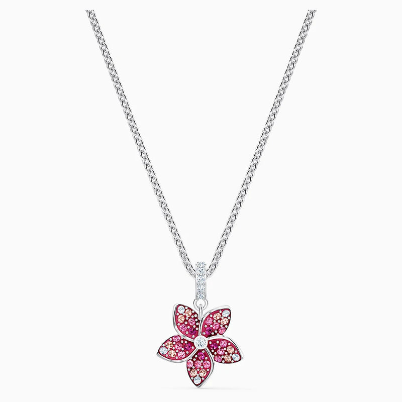 Eternal Romantic Necklace Women Coral Flowers Chain Collier Femme