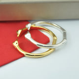 925 Silver 14k Opening Bracelet Electroplated Unique Jewelry