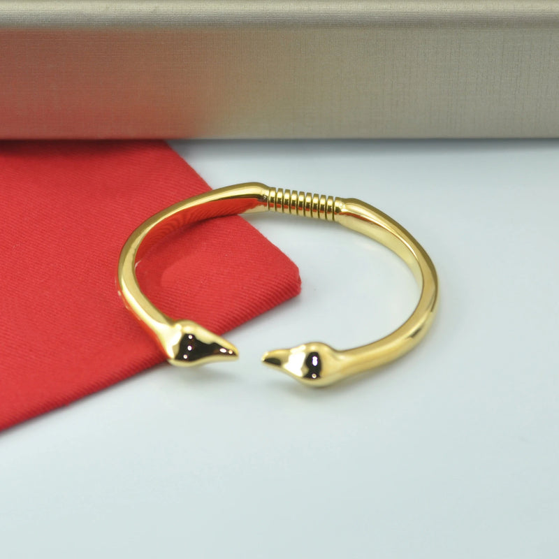 Electroplating 925 Silver 14k Opening Bracelet Unique Jewelry