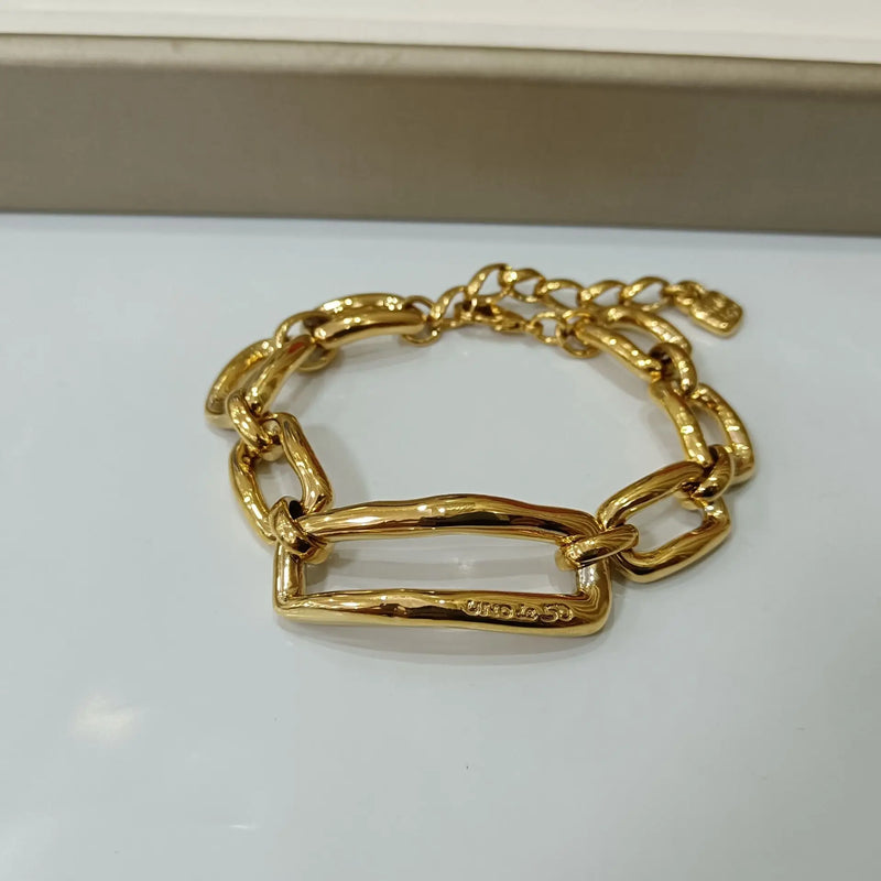 925 Silver Chain Bracelet Electroplated Jewelry Gift