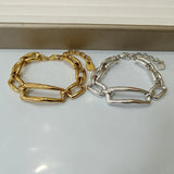 925 Silver Chain Bracelet Electroplating Jewelry Gift