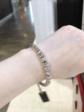Electroplating 925 Silver Charm Beads Bracelet Jewelry Gift