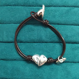 925 Silver Heart Bracelet Jewelry Gift