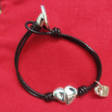 925 Silver Heart Bracelet Jewelry Gift