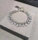 Electroplating 925 Silver Pearls Bracelet Gift