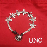 925 Silver Multiple Butterflies Bracelet Sweet Jewelry Gift