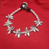 925 Silver Butterfly Bracelet Sweet Gift