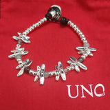 925 Silver Multiple Butterflies Bracelet Sweet Jewelry Gift