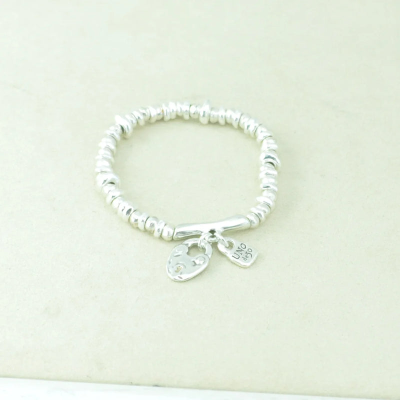 925 Silver Beads Bracelet