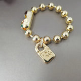 Electroplating Bracelet Holiday Jewelry Gift