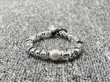 Plating 925 Silver Pearl Bracelet Festive Jewelry Gift
