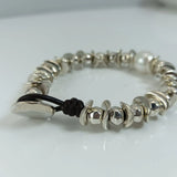 Exaggerated Pearl Bracelet 925 Silver Festive Jewelry