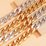 Exaggerated Acrylic Chain Necklace Statement Choker Gothic Jewelry