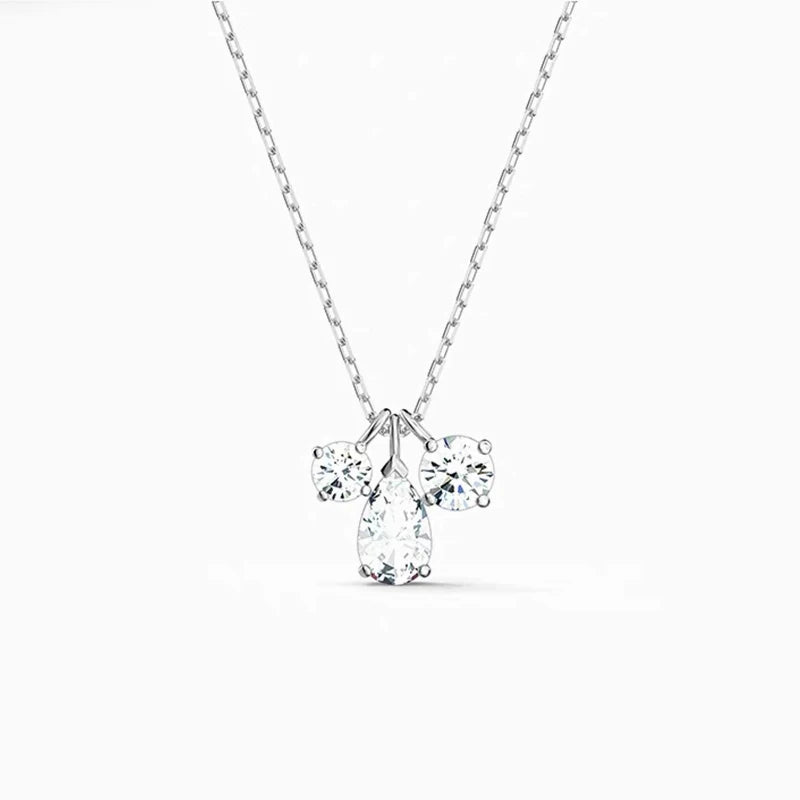 Sparkling Crystal Jewelry Set for Small Women