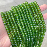 Faceted Chalcedony Abacus Shape Beads Natural Stone Spacer Beads