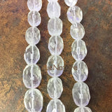 Faceted Crystal Quartz Loose Beads 13*18mm