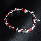 Plata 925 Sterling Silver Charm Bracelet for Women