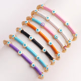 Colorful Evil Eye Bangle Bracelet for Women