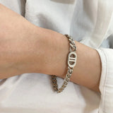 Pig Nose Bracelet Women Cuban Bracelet Femme Stainless Steel