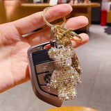 Faux Diamond Bear Keychain Bag Pendant