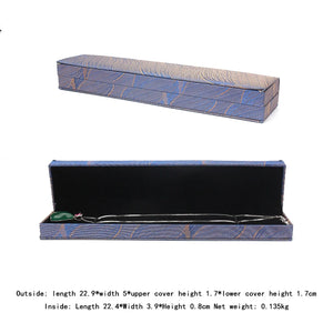 Female Purple Necklace Jewelry Packaging Storage