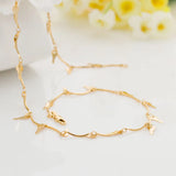 Plated Key Pendant Necklace for Women 1.1mm Width Christmas Gift
