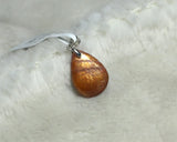 High Flash Orange Sunstone Pendant