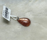 High Flash Orange Sunstone Pendant