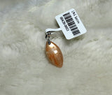 High Flash Natural Orange Sunstone Pendant