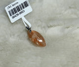 High Flash Natural Orange Sunstone Pendant
