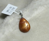 Natural Orange Sunstone Pendant - High Flash Good Light