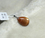 Natural Orange Sunstone Pendant - High Flash Good Light