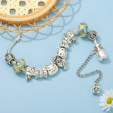 Fortune Cat Charm Beads Pendant for Women Girl Jewelry