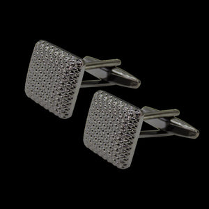 French Shirt Cufflinks Carving Square Cuffs Button Copper Material Cuff-Links Me