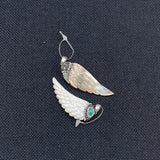 High Freshwater Shell Angel Necklace Pendant Reiki Healing Charm Jewelry