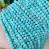 Natural Amazonite Stone Beads Round Loose Spacer Beads 6/8/10mm 15''