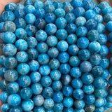 Natural Apatite Beads 6/8/10/12mm Round Loose DIY Stone Beads 15''
