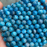 Natural Apatite Beads 6/8/10/12mm Round Loose DIY Stone Beads 15''