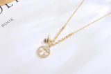 High Bee Necklace Pendant Micro-set Gift