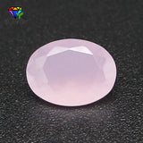 Milky Glass Gems Oval Shape Loose Beads For Jewelry