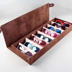 8 Slot Glasses Sunglasses Display Holder Organizer Storage Box